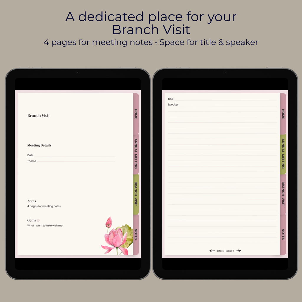 Annual Meeting & Branch Visit | 2026 Digital Notebook