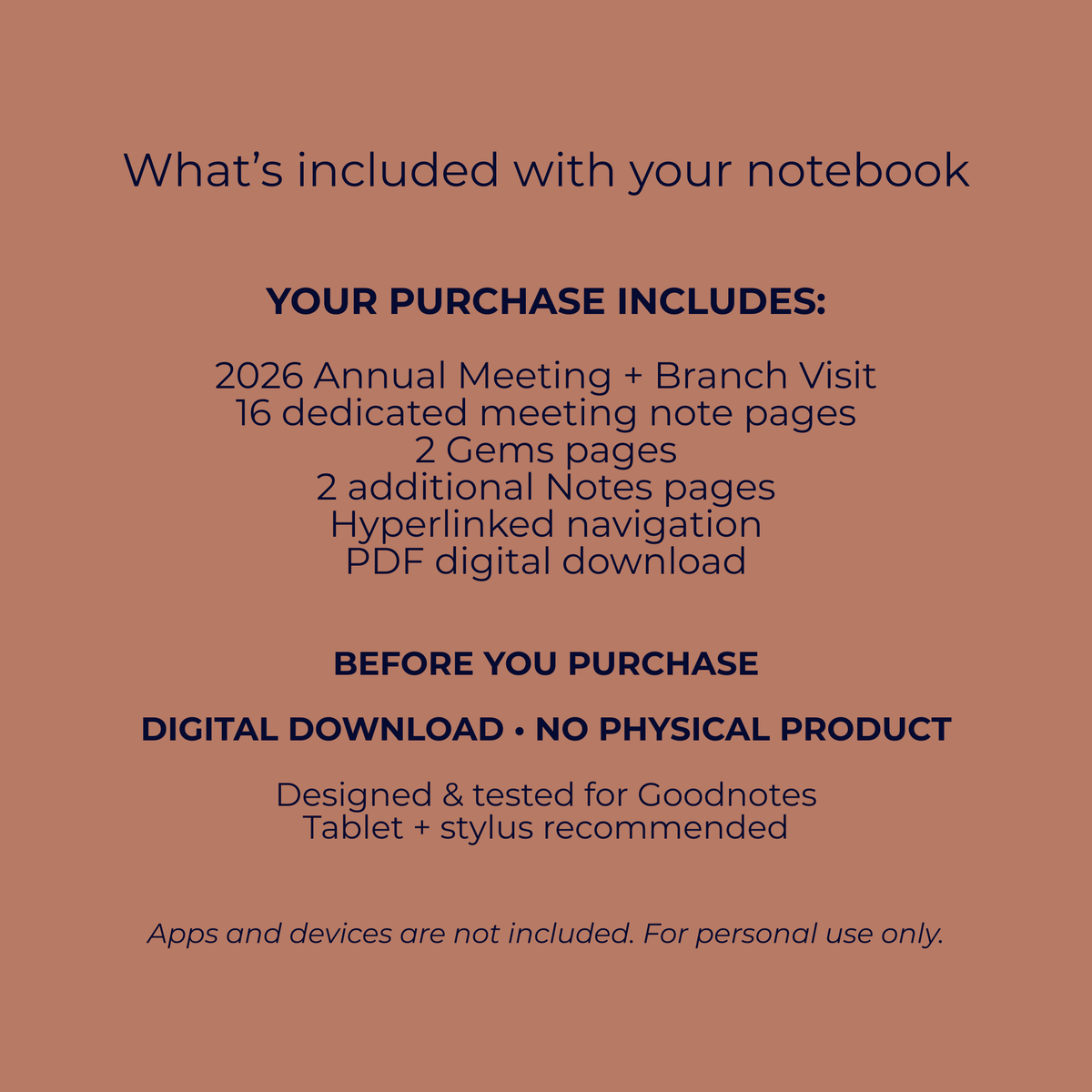 Annual Meeting & Branch Visit | 2026 Digital Notebook